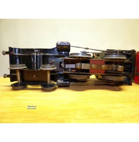 FABRE & MARESCOT  ???, coffret ETAT : 1 loco 220, 4 voitures, rails et alimentation BO
