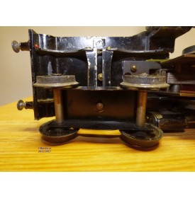 FABRE & MARESCOT  ???, coffret ETAT : 1 loco 220, 4 voitures, rails et alimentation BO