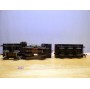 FABRE & MARESCOT  ???, coffret ETAT : 1 loco 220, 4 voitures, rails et alimentation BO