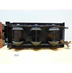 FABRE & MARESCOT  ???, coffret ETAT : 1 loco 220, 4 voitures, rails et alimentation BO