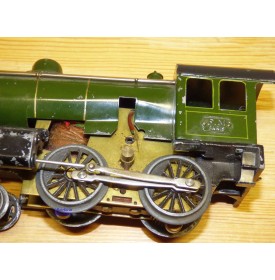 FABRE & MARESCOT  ???, coffret ETAT : 1 loco 220, 4 voitures, rails et alimentation BO