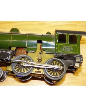 FABRE & MARESCOT  ???, coffret ETAT : 1 loco 220, 4 voitures, rails et alimentation BO