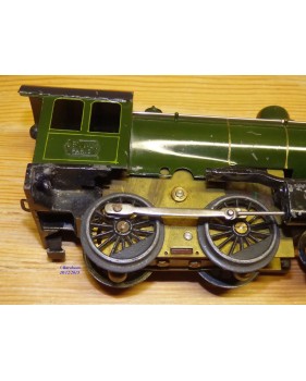 FABRE & MARESCOT  ???, coffret ETAT : 1 loco 220, 4 voitures, rails et alimentation BO