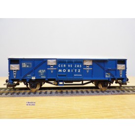 ELECTROTREN  1452,  wagon couvert  réfrigérant  CERVEZAS  MORITZ   RENFE    neuf  BO