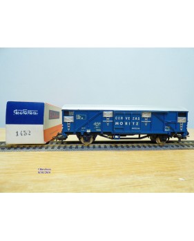 ELECTROTREN  1452,  wagon couvert  réfrigérant  CERVEZAS  MORITZ   RENFE    neuf  BO