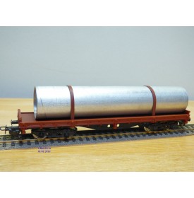 ELECTROTREN 5124,  wagon plat chargé d' un tube métallique  RENFE   neuf  BO