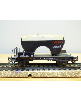 Märklin métal 4617 Wagon surbaissé EVS DB BO