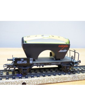 Märklin métal 4617 Wagon surbaissé EVS DB BO