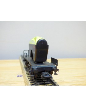 Märklin métal 4617 Wagon surbaissé EVS DB BO