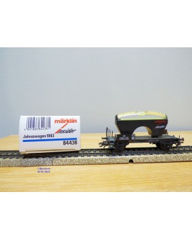 Märklin métal 4617 Wagon surbaissé EVS DB BO