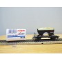Märklin métal 4617 Wagon surbaissé EVS DB BO