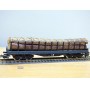 ELECTROTREN 5124,  wagon plat chargé de troncs d'arbre   RENFE   neuf   BO