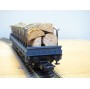 ELECTROTREN 5124,  wagon plat chargé de troncs d'arbre   RENFE   neuf   BO