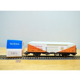 ELECTROTREN  1471,  wagon couvert  réfrigérant  INDUSTRIAS CARNICAS   RENFE    neuf   BO