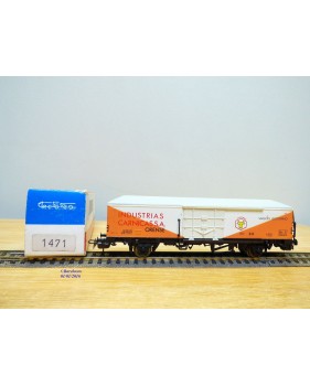 ELECTROTREN  1471,  wagon couvert  réfrigérant  INDUSTRIAS CARNICAS   RENFE    neuf   BO