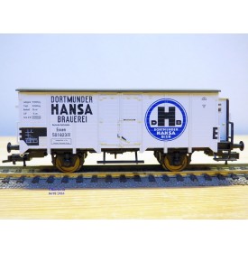 FLEISCHMANN 85 5865 K,  wagon couvert  à guérite  DORTMUNDER HANSA BRAUEREI  DR BO