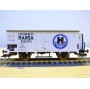 FLEISCHMANN 85 5865 K,  wagon couvert  à guérite  DORTMUNDER HANSA BRAUEREI  DR BO