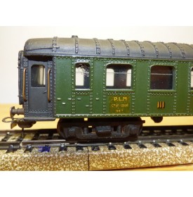 SMCF 473,  voiture OCEM à rivets 3 Cl.  C9 yfi 12208  PLM  