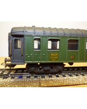 SMCF 473,  voiture OCEM à rivets 3 Cl.  C9 yfi 12208  PLM  