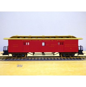 RIVAROSSI  2995,  fourgon ( baggage) ancien Kansas City Saint Louis & Chicago   BO