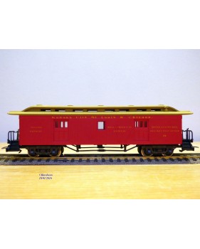 RIVAROSSI  2995,  fourgon ( baggage) ancien Kansas City Saint Louis & Chicago   BO