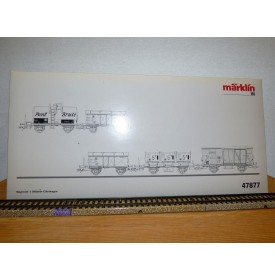 Märklin  47877, coffret  5  wagons  Oldtimers  SNCB   neuf   BO 