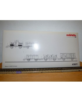 Märklin  47877, coffret  5  wagons  Oldtimers  SNCB   neuf   BO 