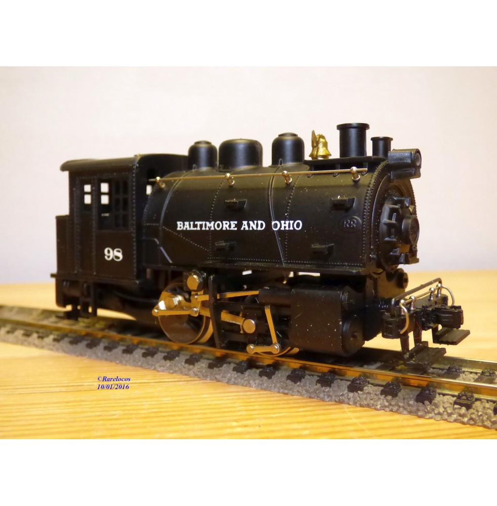 Rivarossi  véro 1221,  locomotive 020 T type C 16 Dockside  B&O  neuf  BO