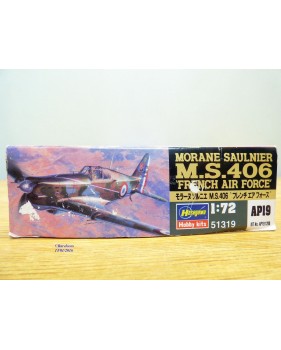HASEGAWA  51319, chasseur français MORANE SAULNIER M.S. 406   Neuf   BO  1/72