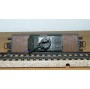 ELECTROTREN  1011 wagon plat chargé d'une automitrailleuse  RENFE BO