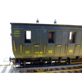 ELEC TRAINS  4P3 , voiture ancienne 3 ème classe  Dames seules  type C 6    N°: 3014  PLM   BO