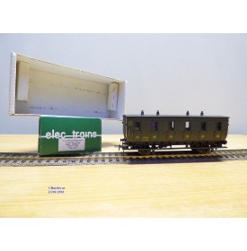 ELEC TRAINS  4P3 , voiture ancienne 3 ème classe  Dames seules  type C 6    N°: 3014  PLM   BO