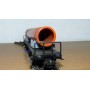 ELECTROTREN  2001 couplage 2 wagons plats avec tube TUBOS y FORJAS  S.A. Bilboa RENFE BO