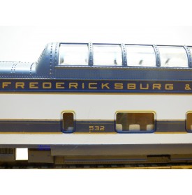 RIVAROSSI  6588, voiture panoramique  ( smooth side vista dome ) Richmond Fredericksburg & Potomac  BO