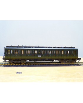   FLEISCHMANN 5087, voiture ancienne à portières latérales  type Gas 14801 3 Kl.  DR  neuf   BO