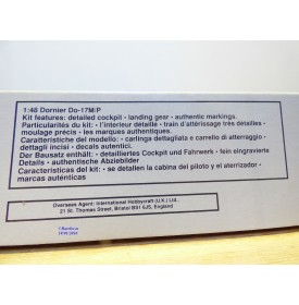 HOBBY CRAFT HC1603,  DORNIER Do-17M/P  Neuf  BO 1/48