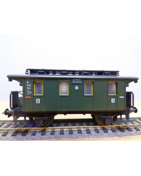 FLEISCHMANN 1400, voiture ancienne  à 2 essieux  type  Wsbr   KPEV   neuf  BO 