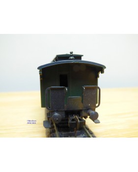 FLEISCHMANN 1400, voiture ancienne  à 2 essieux  type  Wsbr   KPEV   neuf  BO 