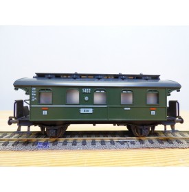 FLEISCHMANN 1402, voiture ancienne  à 2 essieux  type CCitr  3 Kl. KPEV   neuf  BO 