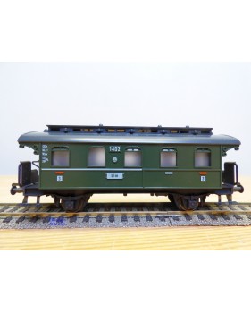 FLEISCHMANN 1402, voiture ancienne  à 2 essieux  type CCitr  3 Kl. KPEV   neuf  BO 