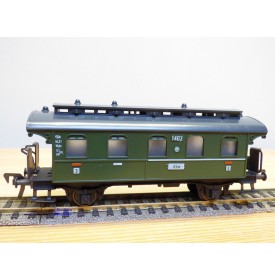 FLEISCHMANN 1402, voiture ancienne  à 2 essieux  type CCitr  3 Kl. KPEV   neuf  BO 