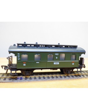 FLEISCHMANN 1402, voiture ancienne  à 2 essieux  type CCitr  3 Kl. KPEV   neuf  BO 