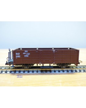 LILIPUT ancien 201 wagon plat chargé de 4 conteneurs ( cadres)  NS  BO