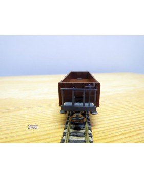 LILIPUT ancien 201 wagon plat chargé de 4 conteneurs ( cadres)  NS  BO
