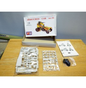 CERTI  3501, voiture automitrailleuse  blindée ( armoured car )  type wz.34  neuf  BO  1/35 