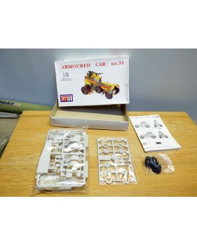 CERTI  3501, voiture automitrailleuse  blindée ( armoured car )  type wz.34  neuf  BO  1/35 