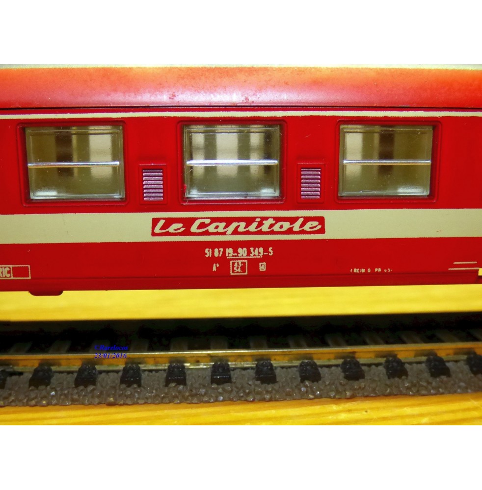 Wagon LIMA échelle 0 – Voiture 1ère Aménagée Capitole Grandes Lignes