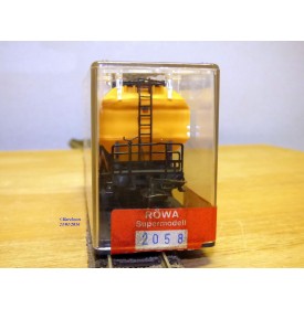 RÖWA 2304 wagon plat chargé de 2 conteneurs LESAGE  DB BO 