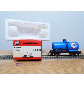 JOUEF 6306, wagon citerne  à 2 essieux  OCEM   type SCW FINA   SNCF  BO