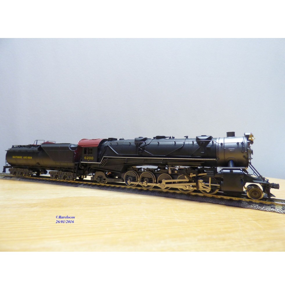 Rivarossi  véro 1536,  locomotive 2 10 2 ( 151 ) class S1 Baltimore & Ohio  neuf  BO